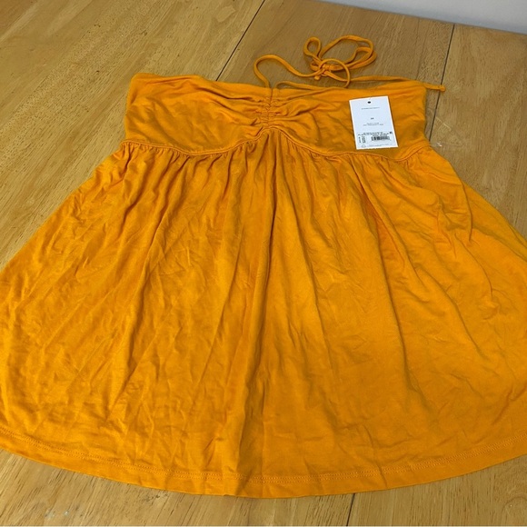 Babydoll Maternity Tank Top - Maternity By Ingrid & Isabel Orange Medium - Picture 9 of 12